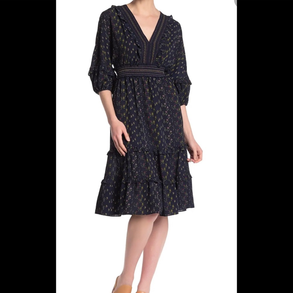 Max Studio Bohemian Floral Dress